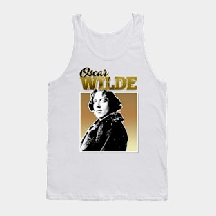 Oscar Wilde -  90s Styled Retro Graphic Design Tank Top